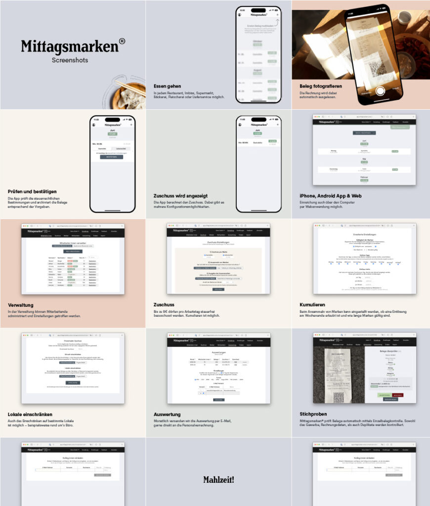 Essenszuschuss Screenshots